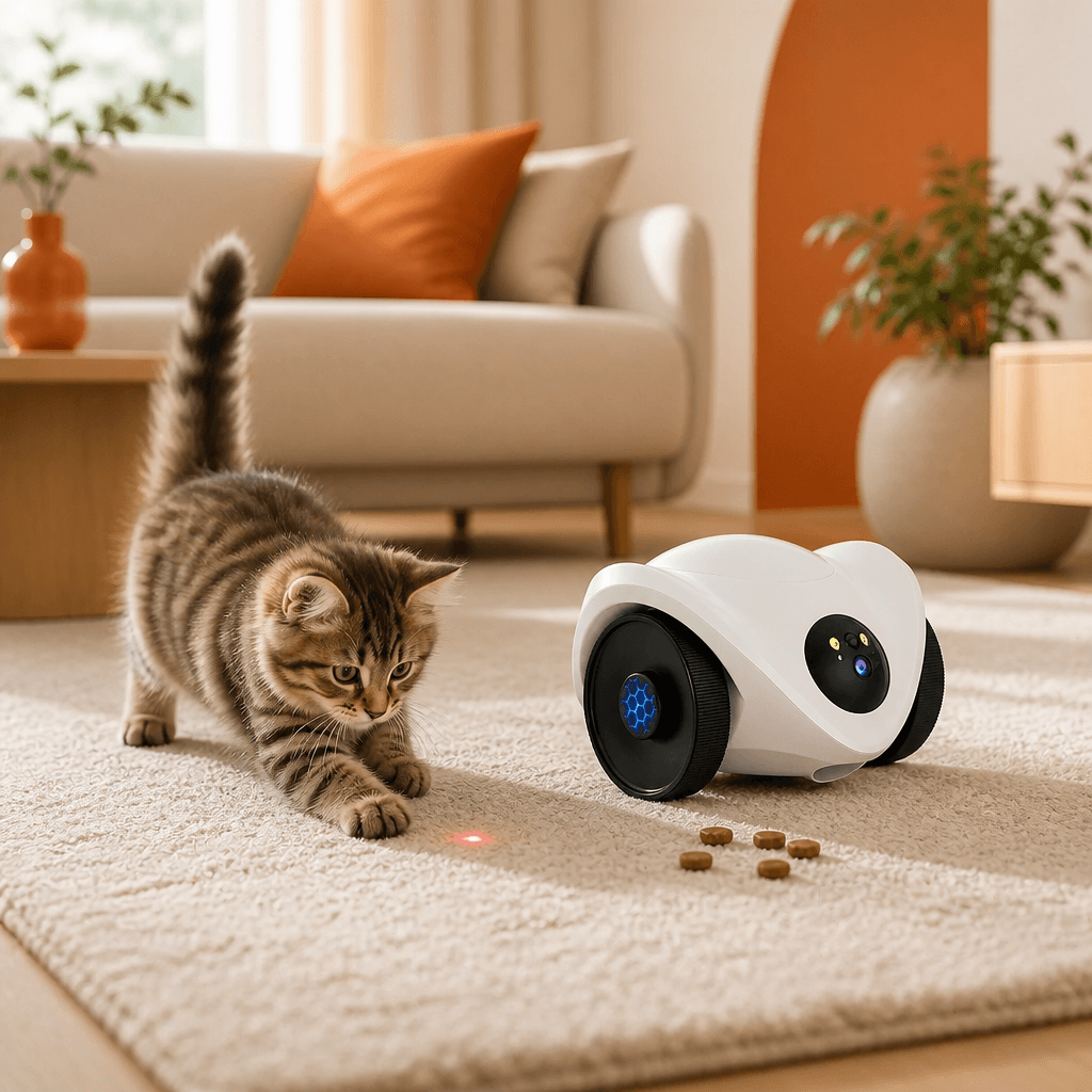 Voorbeeld van laser én snacks